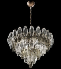 65 Cm Custom Glass Poliedri Chandelier