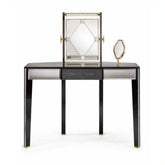 Art Deco-Style Dressing Table With Illuminated Venetian Mirror
