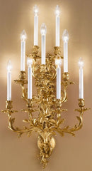 9 Arm Candelabra Wall Light