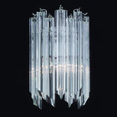 30 Cm Tall Murano Glass Prism Wall Light