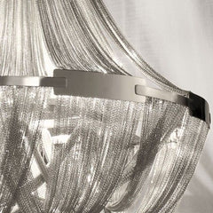 "Soscik" 100 Cm Modern Empire-Style Chandelier From Terzani In Gold, Bronze Or Nickel