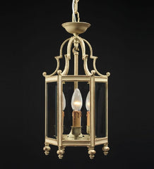 3 Light Ivory Lantern