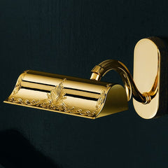 2 bulb gold-plated Italian picture light