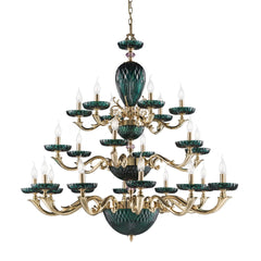3-Tier Crystal Chandelier (12+6+6) –