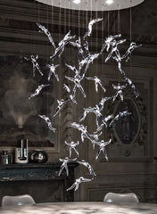 "Angel Falls" Chandelier By Terzani 36 light | Crystal Angels