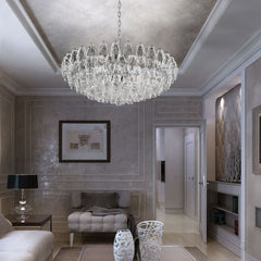 90cm or 65cm Custom Murano Glass Polyhedral Chandelier