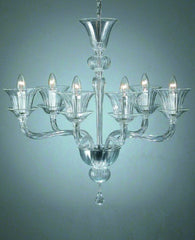 Art Deco Style Murano Glass Chandelier