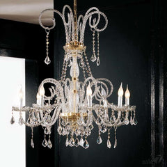 8-Light Crystal chandelier