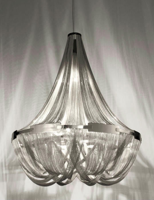 "Soscik" 100 Cm Modern Empire-Style Chandelier From Terzani In Gold, Bronze Or Nickel
