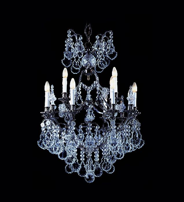 12 Light Bohemian Crystal Chandelier