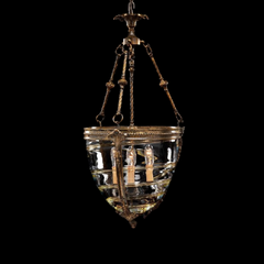 3 Light Brass Lantern