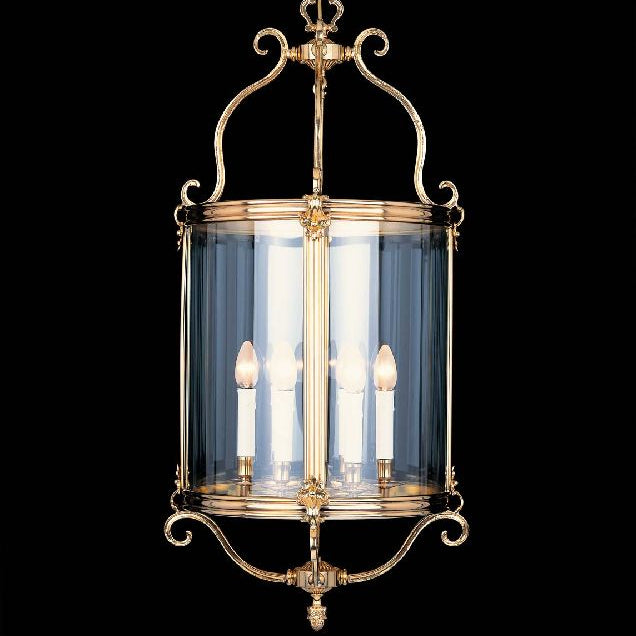 6 Light French Gold Lantern