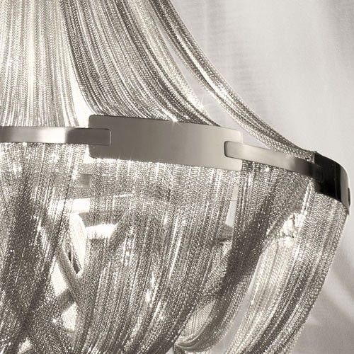 "Soscik" 100 Cm Modern Empire-Style Chandelier From Terzani In Gold, Bronze Or Nickel