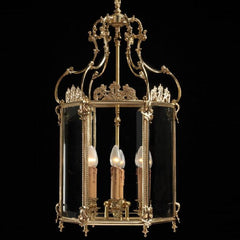 6 Light French Gold Lantern