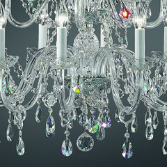 15-light premium Elements chandelier in 8 sizes
