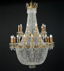 28 Light Empire Style Chandelier