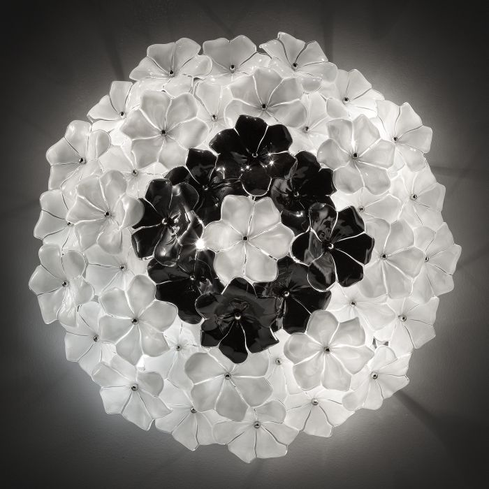 1970S-Style Flower Ceiling  Light In The Cenedese Style