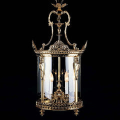 6 Light French Gold Luxury Lantern