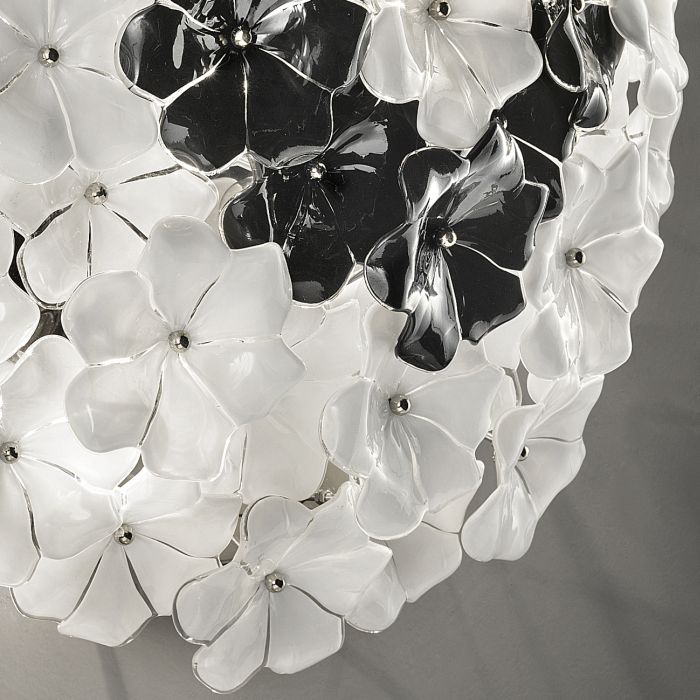 1970S-Style Flower Ceiling  Light In The Cenedese Style