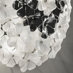 1970S-Style Flower Ceiling  Light In The Cenedese Style