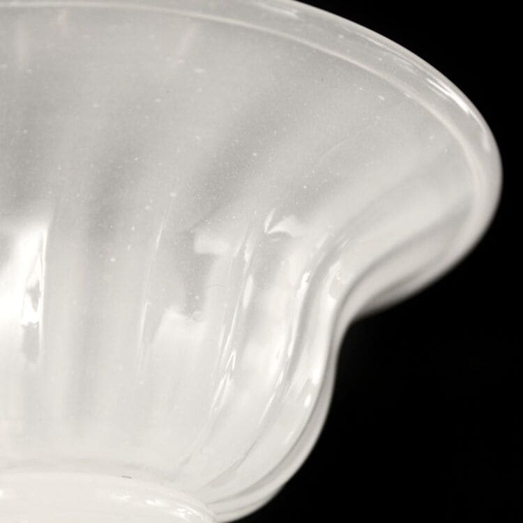 3 Light Wall Sconce in Silk White Murano Glass