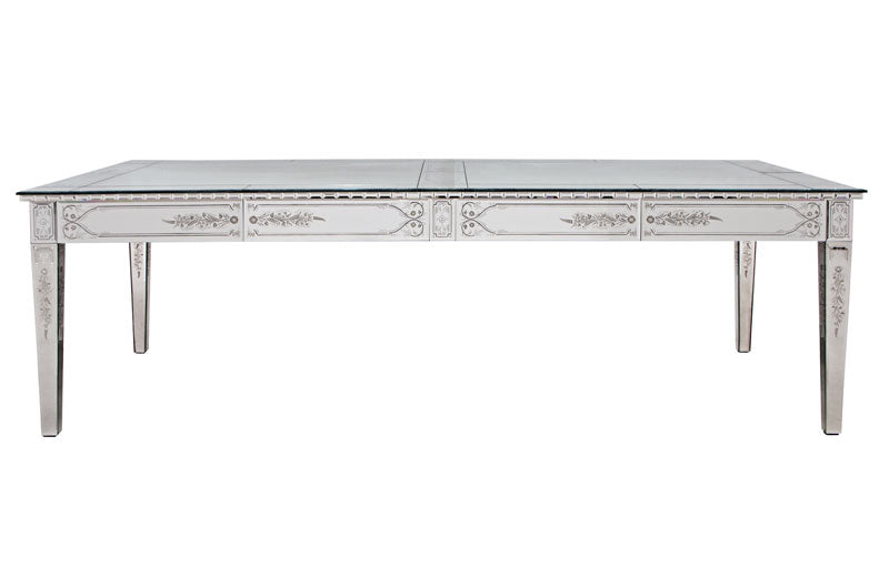18th Century-Style Venetian Mirrored Dining Table