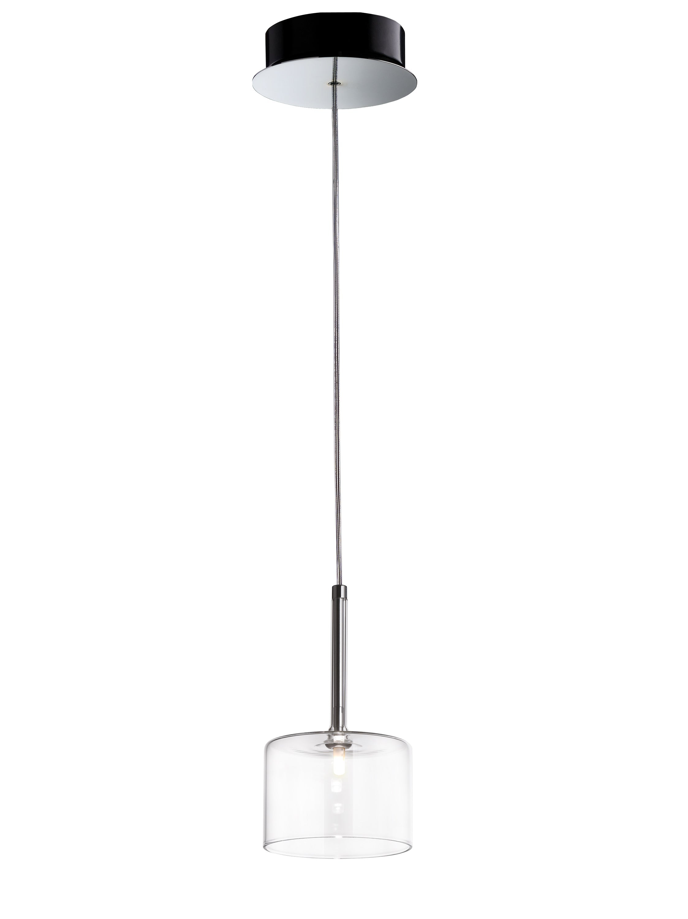 Axo Light Spillray Orange, Red Grey Or Clear Glass Pendant Light