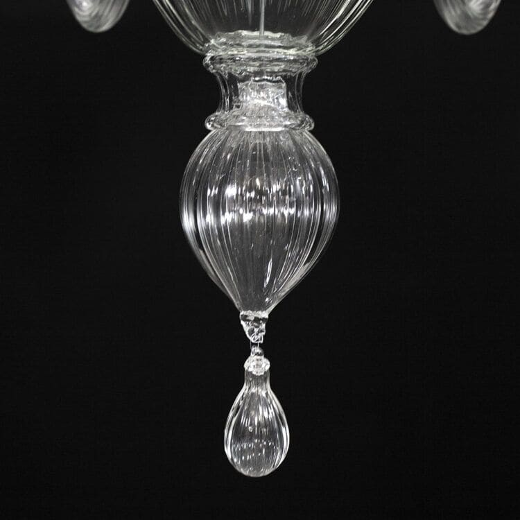18+9 Light Murano Crystal Glass Chandelier