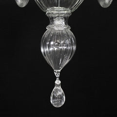 18+9 Light Murano Crystal Glass Chandelier