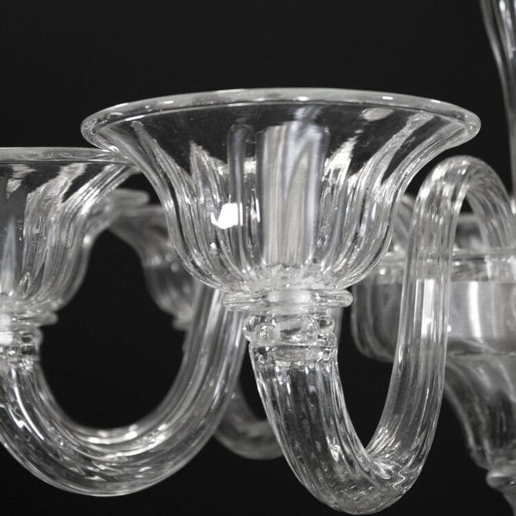 18+9 Light Murano Crystal Glass Chandelier