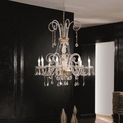 8-Light Crystal chandelier
