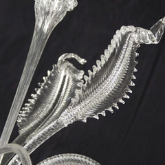 21 Light Rezzonico Chandelier with 3 Tiers in Murano Crystal Glass