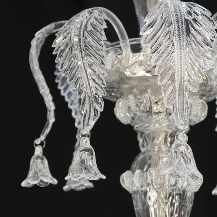 32 Light Rezzonico Style Murano Glass Chandelier