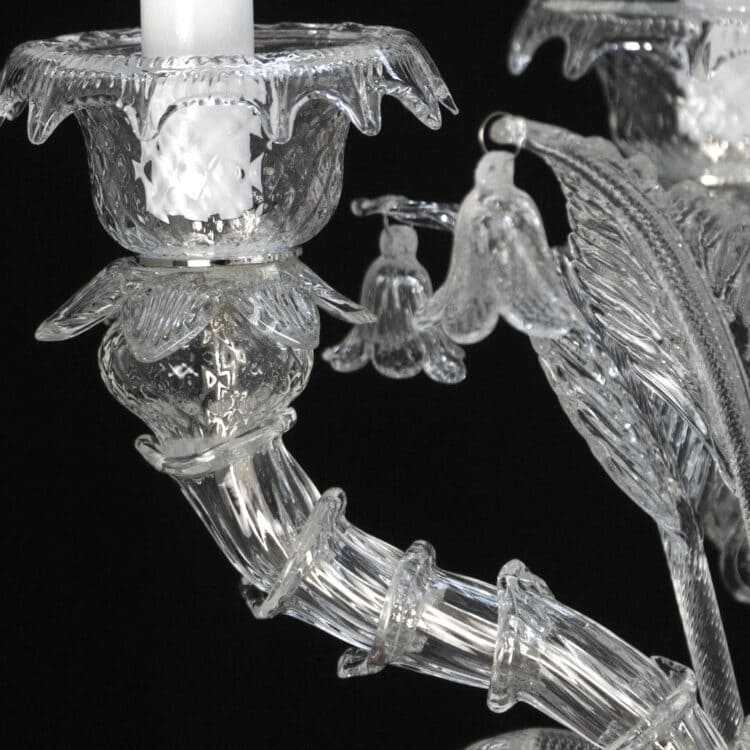 32 Light Rezzonico Style Murano Glass Chandelier