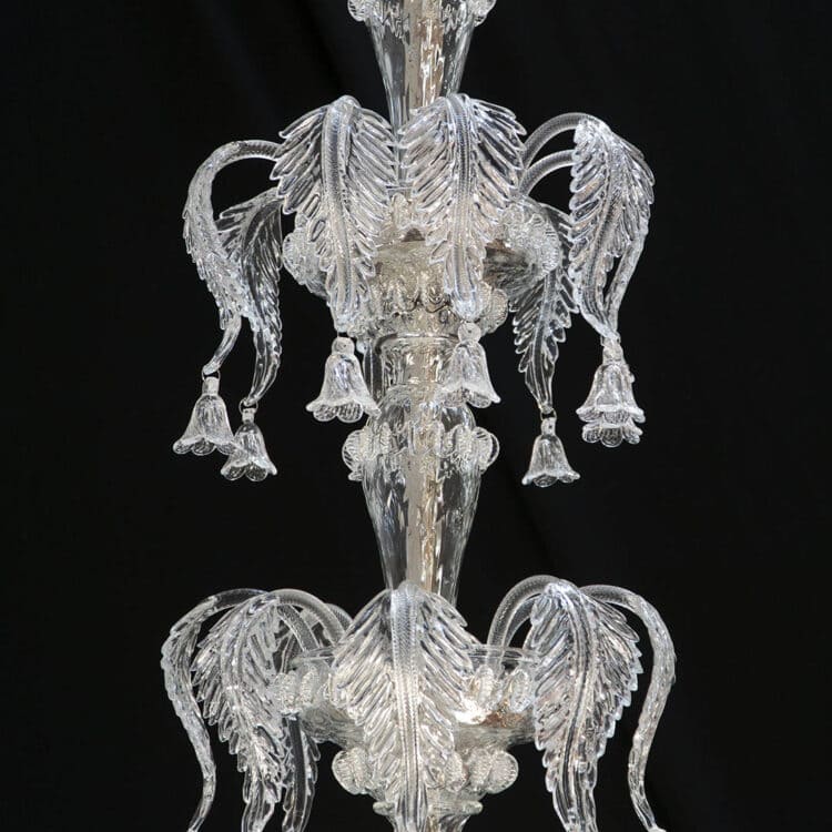 32 Light Rezzonico Style Murano Glass Chandelier
