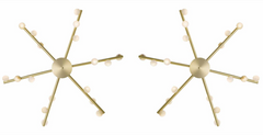 Alabaster Sphere Ceiling Light Flush Mounted