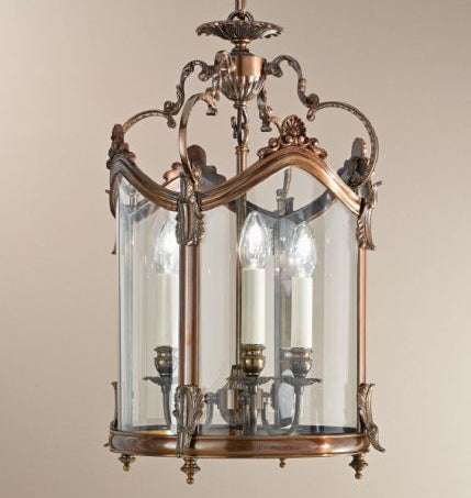 Antique Bronze Italian Lantern