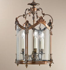 Antique Bronze Italian Lantern