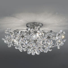 Asfour Crystal Ceiling Light With Flowers