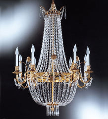 8 Light Empire Style Chandelier