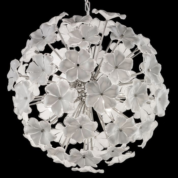 70 Cm 70S-Style Flower Globe Light In The Cenedese Style