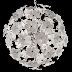 70 Cm 70S-Style Flower Globe Light In The Cenedese Style