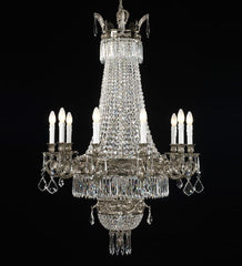 12 Light Empire Style Chandelier