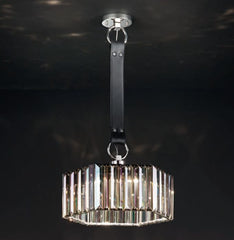 38 Cm Glass Prism Ceiling Pendant With Custom Options
