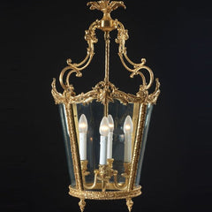 4 Light French Gold Lantern