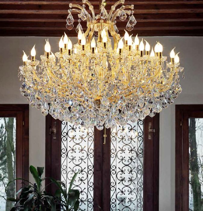 45-Arm Maria Theresa Crystal Chandelier