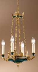 Antique French Gold Finish English-Style Chandelier