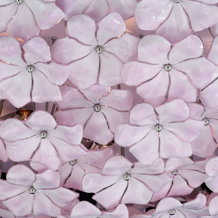 1970S-Style Flower Ceiling Light In The Cenedese Style
