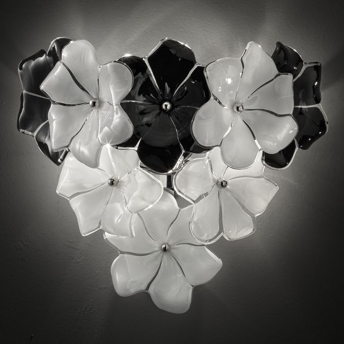 1970S-Style Flower Wall  Light In The Cenedese Style
