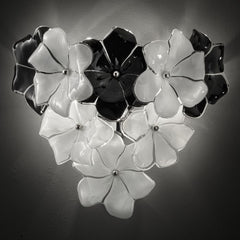 1970S-Style Flower Wall  Light In The Cenedese Style